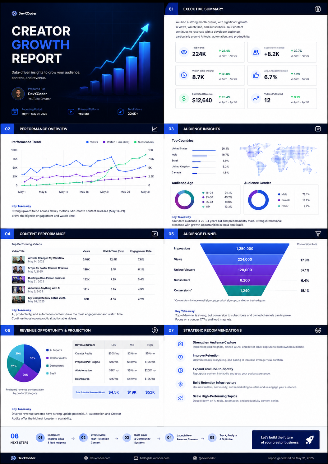 Creator Growth Report
